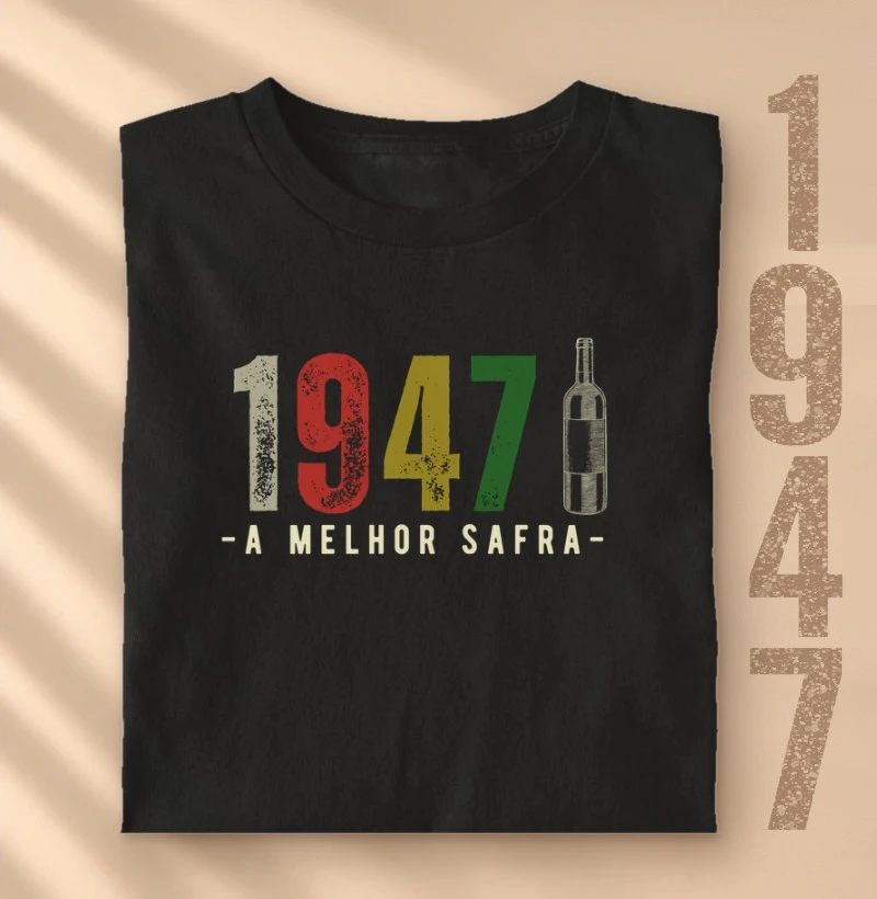 Camiseta Vinho - A Melhor Safra 1947