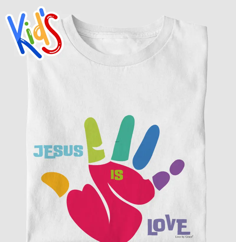 Camiseta Kids Jesus is love 