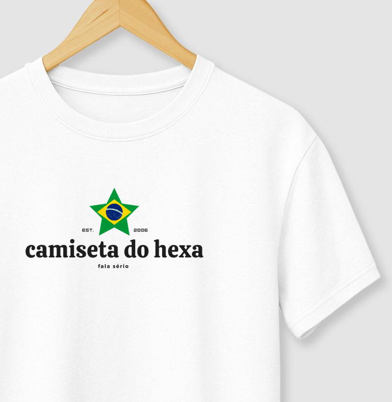 Camiseta Do Hexa Est. 2006 | Fala Sério
