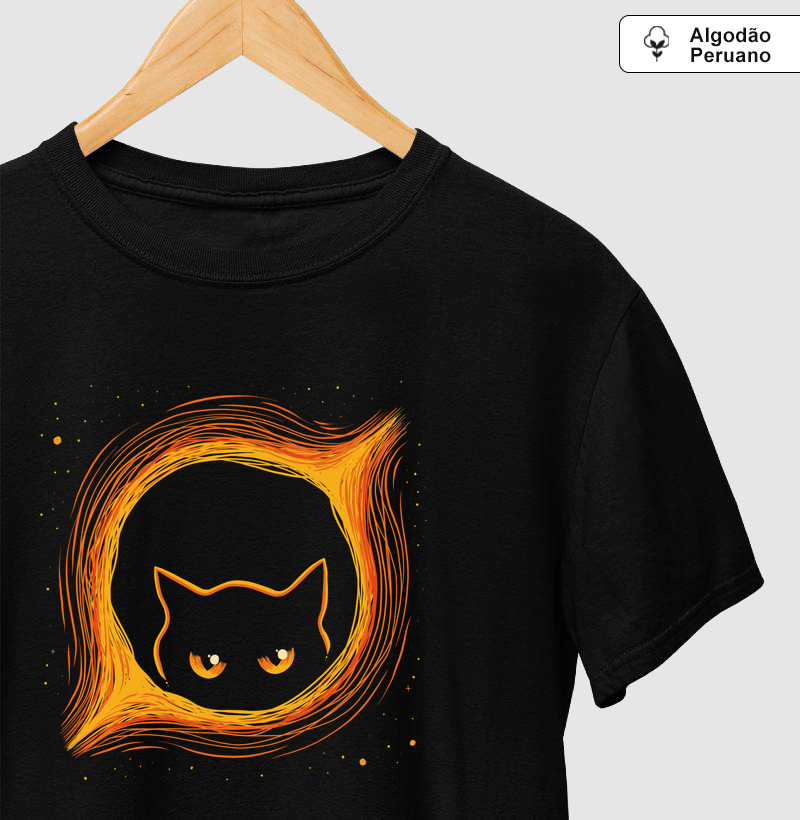 Camiseta Algodão Peruano Chaos Cat
