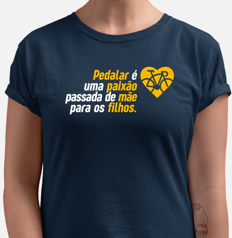 Pedalar é uma paixão passada de mãe para os filhos