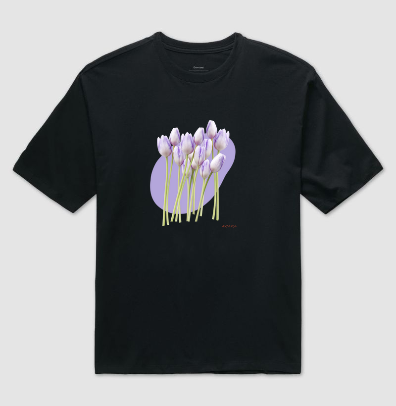 Tulipas Lilás - Oversized