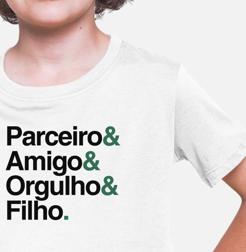 Parceiro, amigo, orgulho, filho