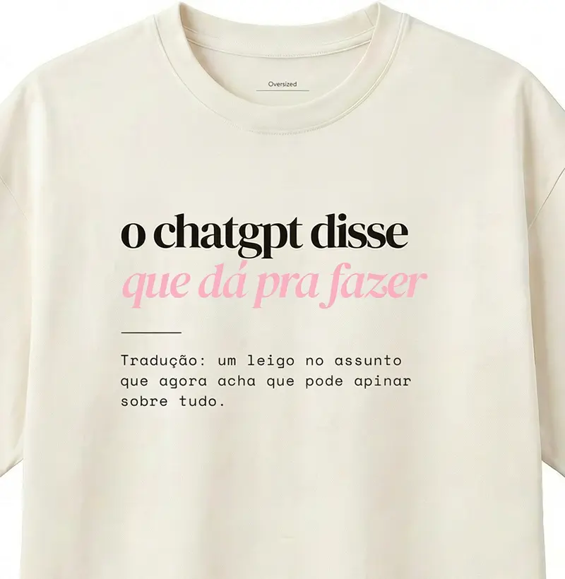 o chatgpt disse que dá