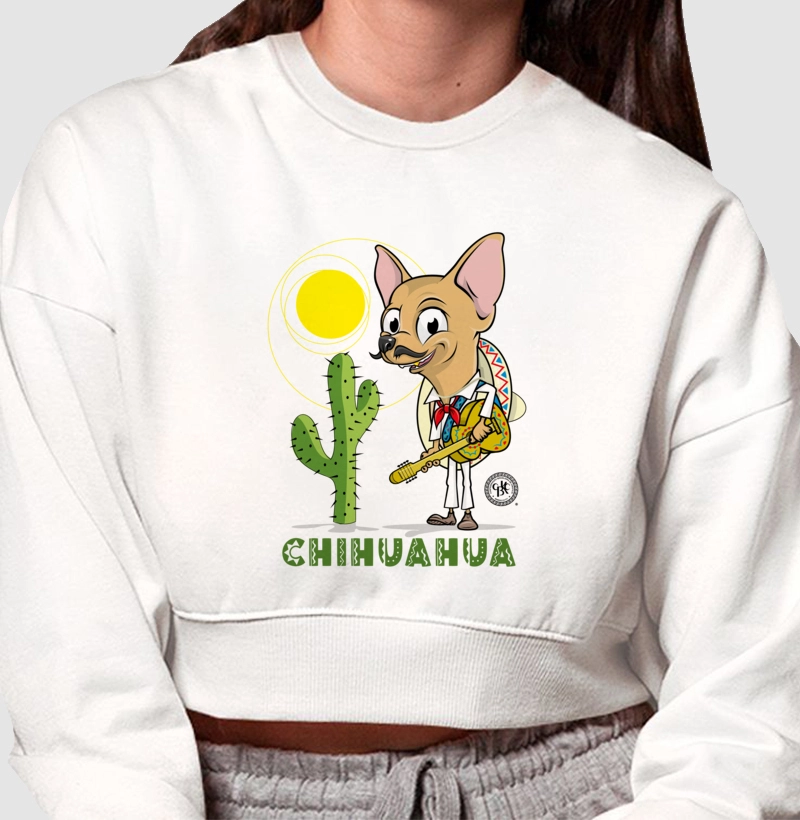 Moletom Cropped Chihuahua 01