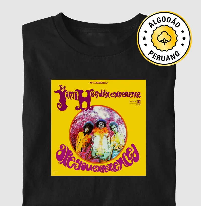 The Jimi Hendrix Experience Album - Camiseta Algodão Peruano
