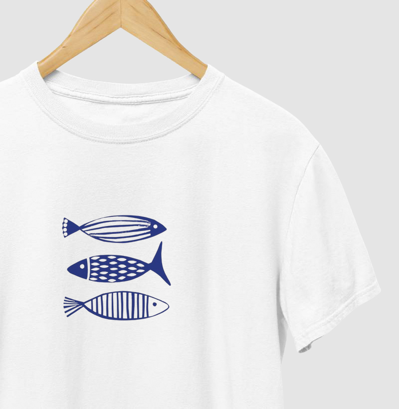 T-Shirt Trio Blue Sardine
