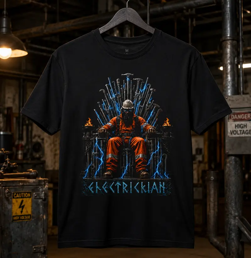Eletricista Medieval no Trono
