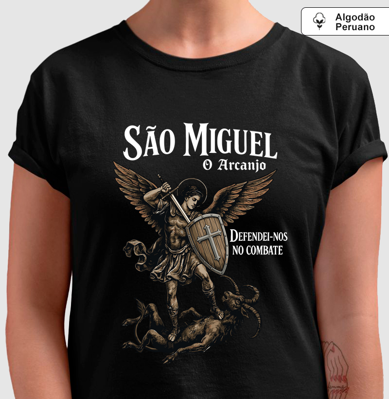 São Miguel Guerreiro do Céu - Algodão Peruano