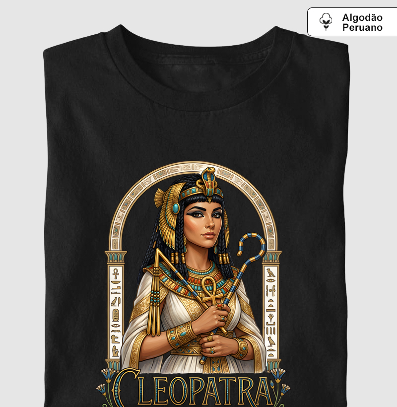 Cleópatra  - Camiseta Algodão Peruano