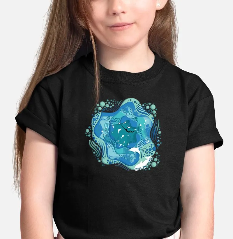 Camisa Infantil SpearFishing Deep Ocean