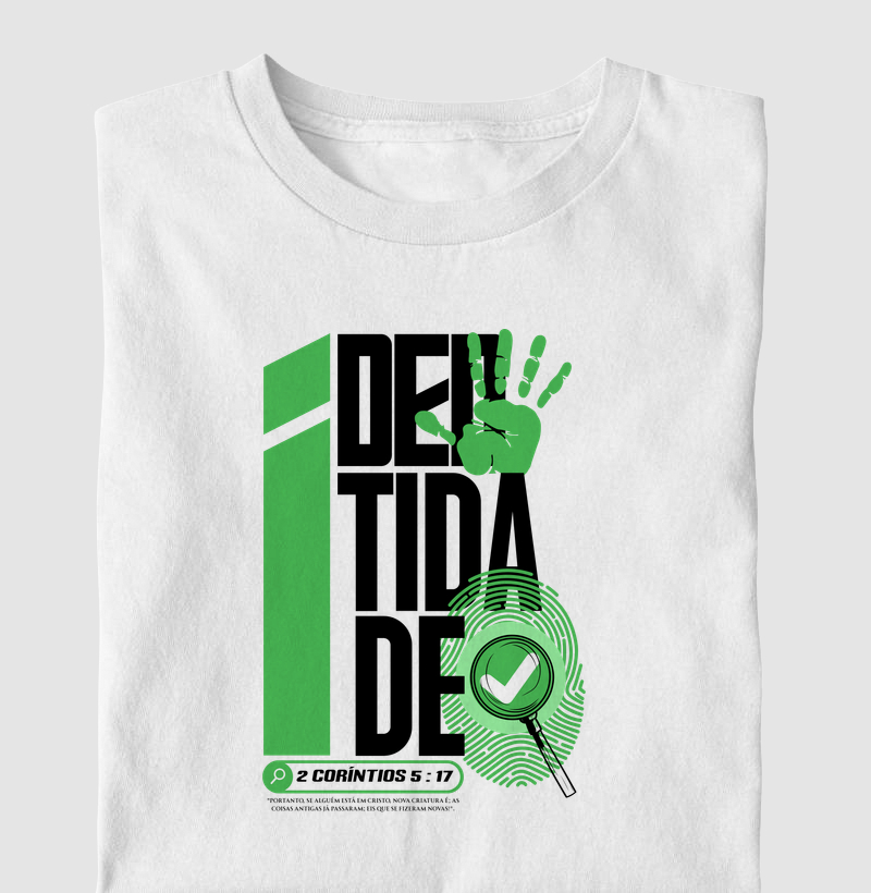 Camiseta Cristã Identidade | Milagree