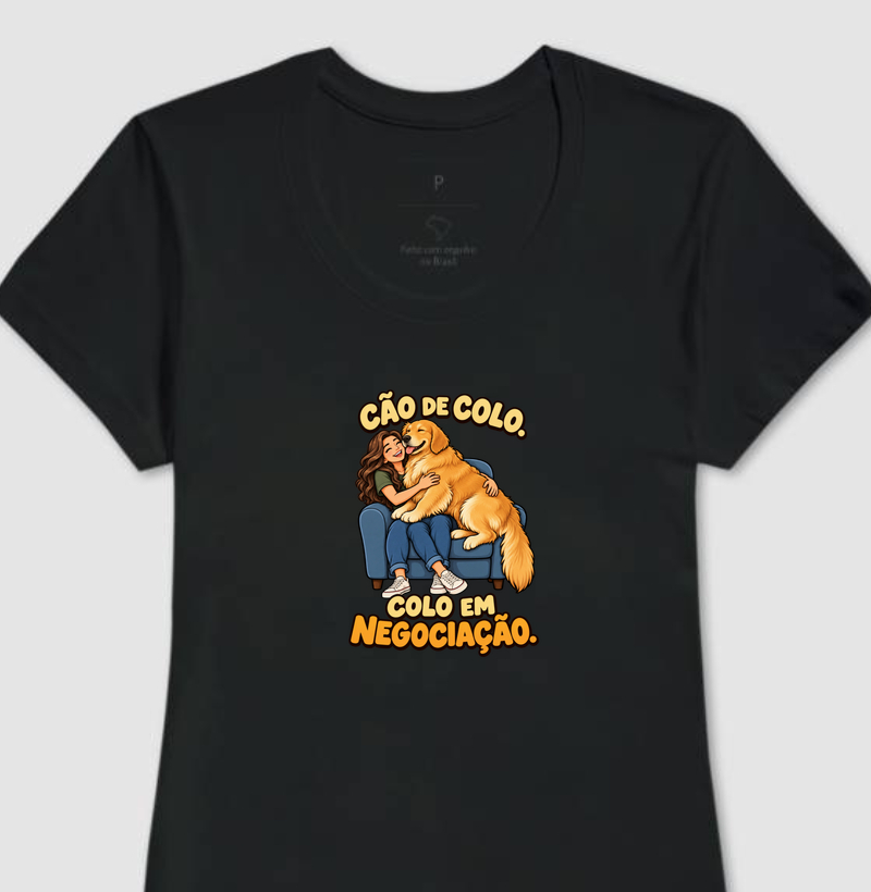 Cão de colo. Colo em negociação.