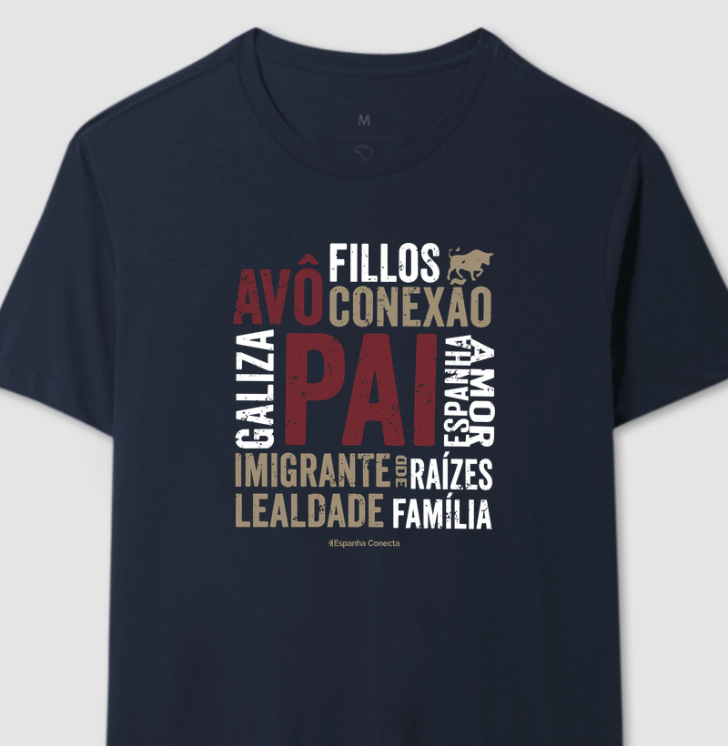 Camiseta Masculina Espanha - Avô Conexão