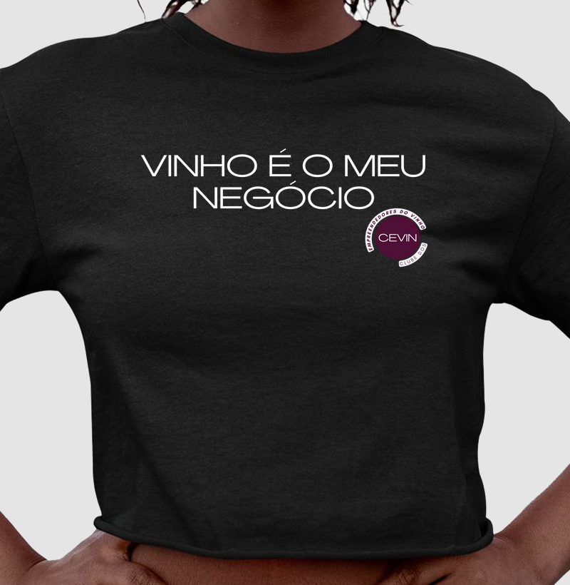 Camiseta Vinho é o Meu Negócio Cevin