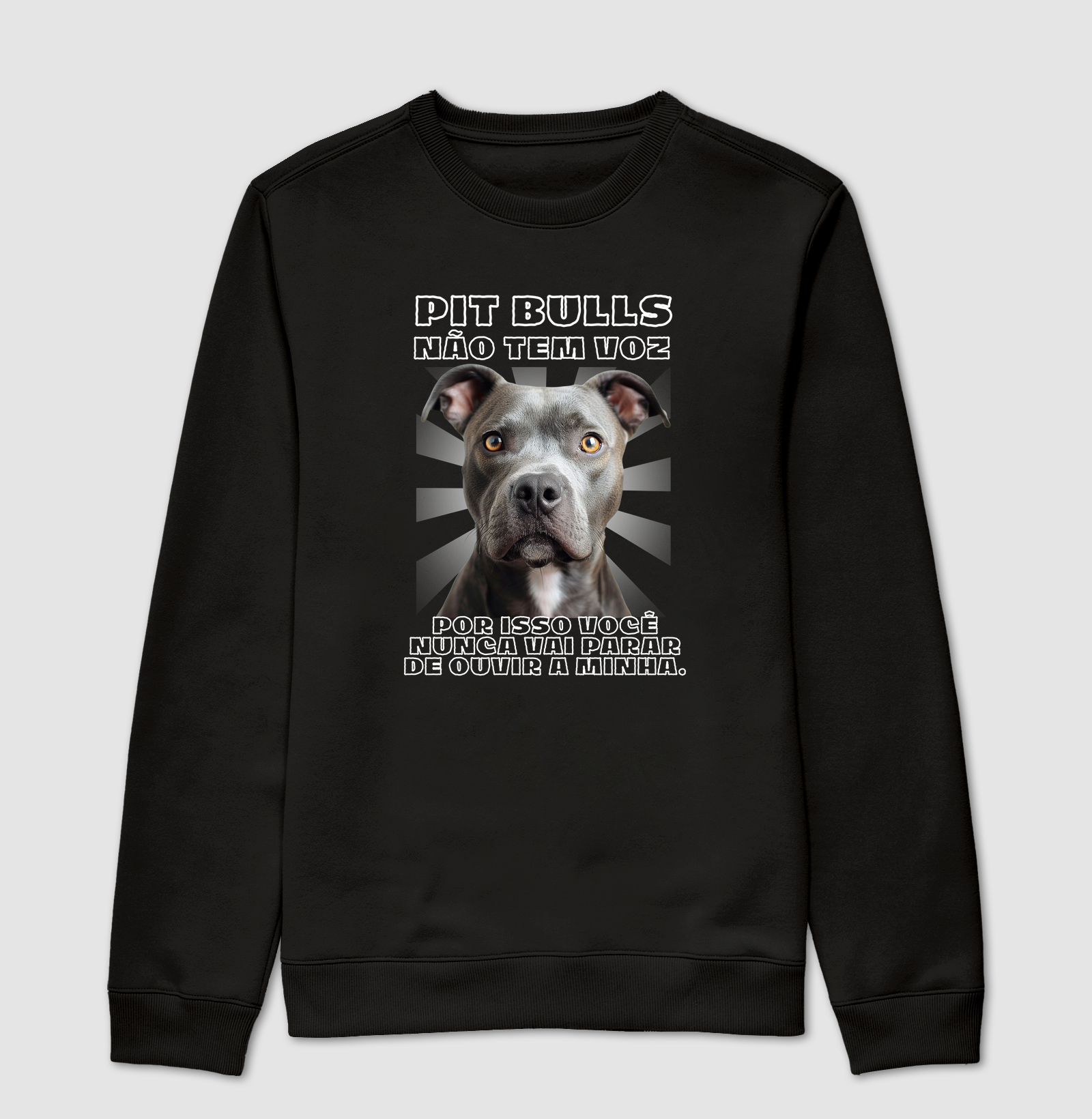 PIT BULLS NÃO TEM VOZ POR ISSO VOCÊ NUNCA VAI PARAR OUVIR A MINHA