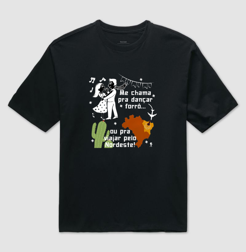 Camiseta Dança Forró Viajando pelo Nordeste | Coleção Terra Arretada | Edição São João 2026
