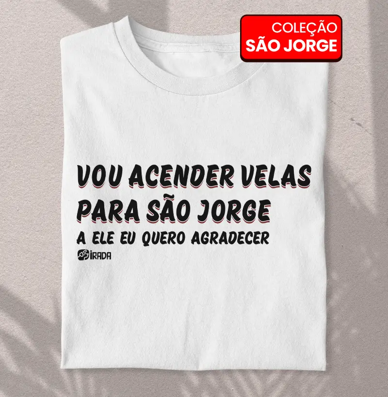 Vou acender velas para São Jorge