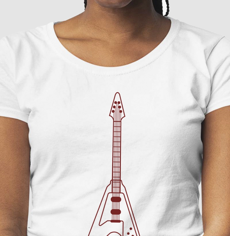 Camisa Feminina Guitarra V