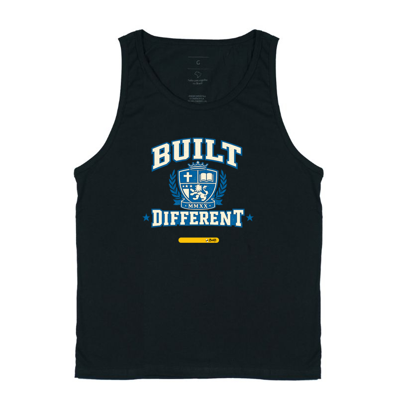 Camiseta Built Different | Identidade Forjada em Valores
