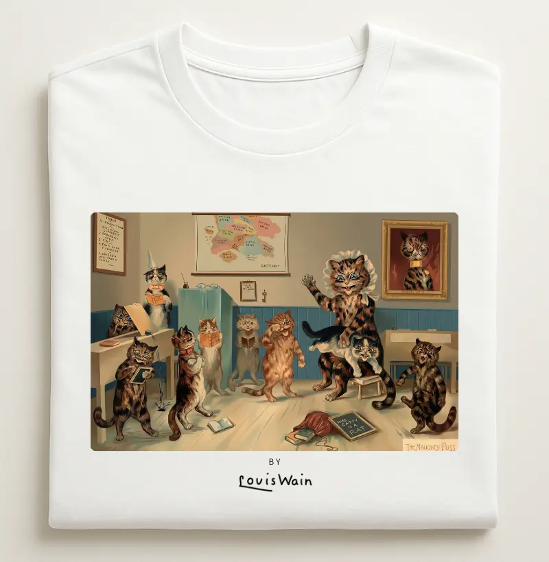 A Gatinha Travessa — Louis Wain