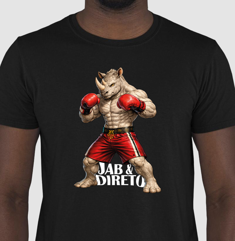 Camiseta Rinoceronte - Jab & Direto