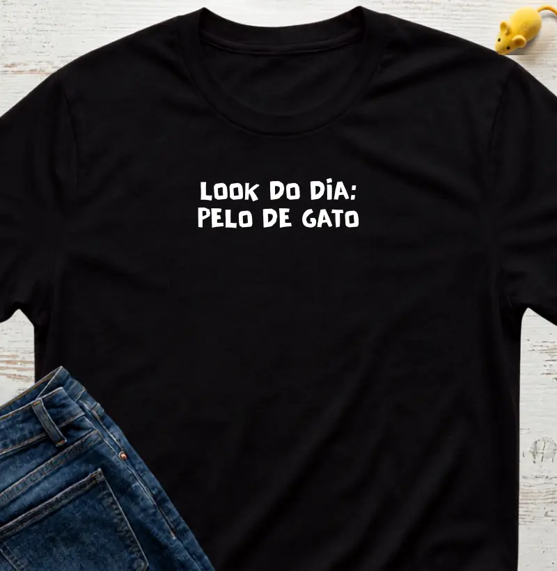 look do dia: pelo de gato