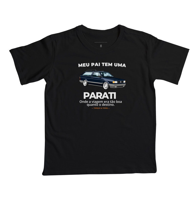 Meu pai teve uma - PARATI - azul escuro - Camiseta Infantil