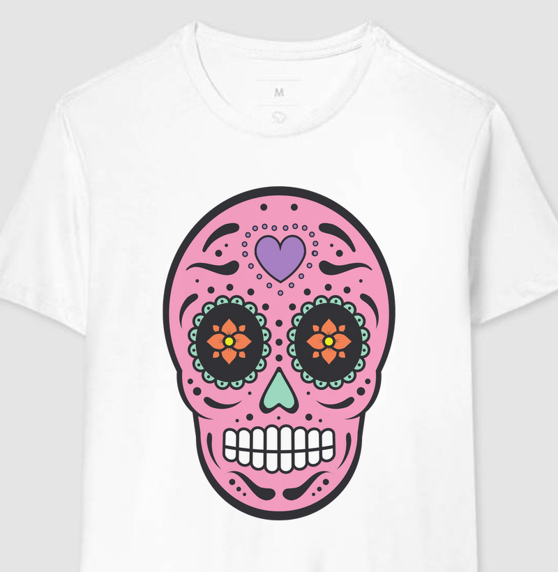 Coleção Caveiras Mexicanas - Caveira Rosa