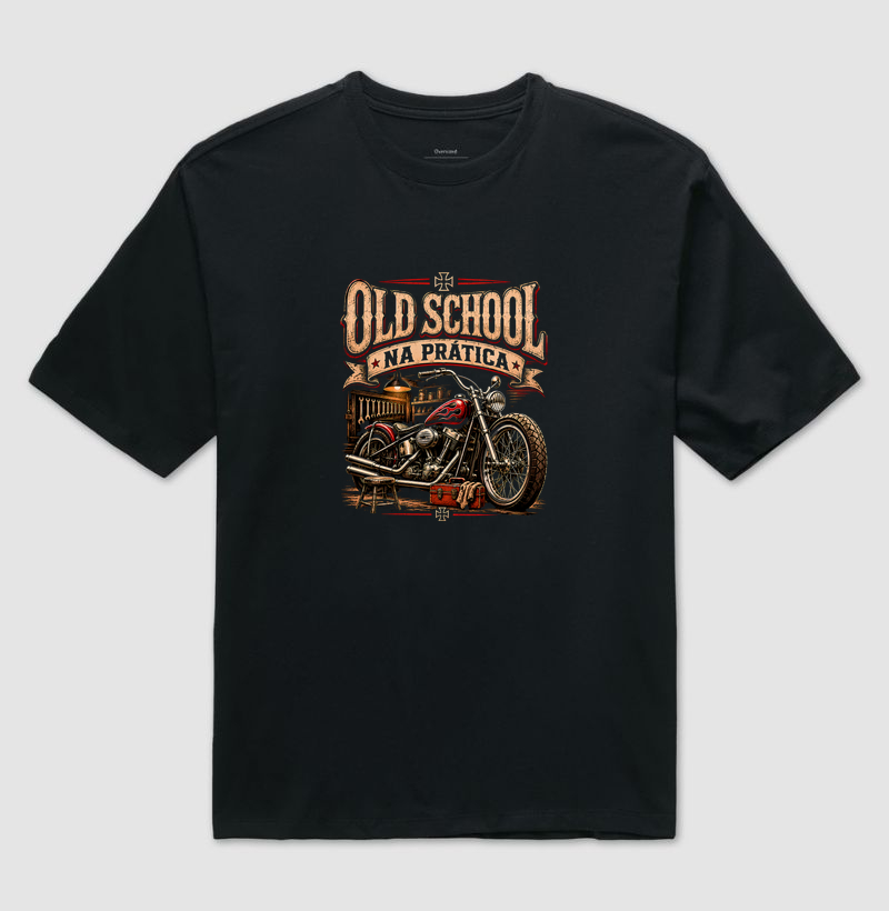 Old School na Prática - Camiseta Oversized