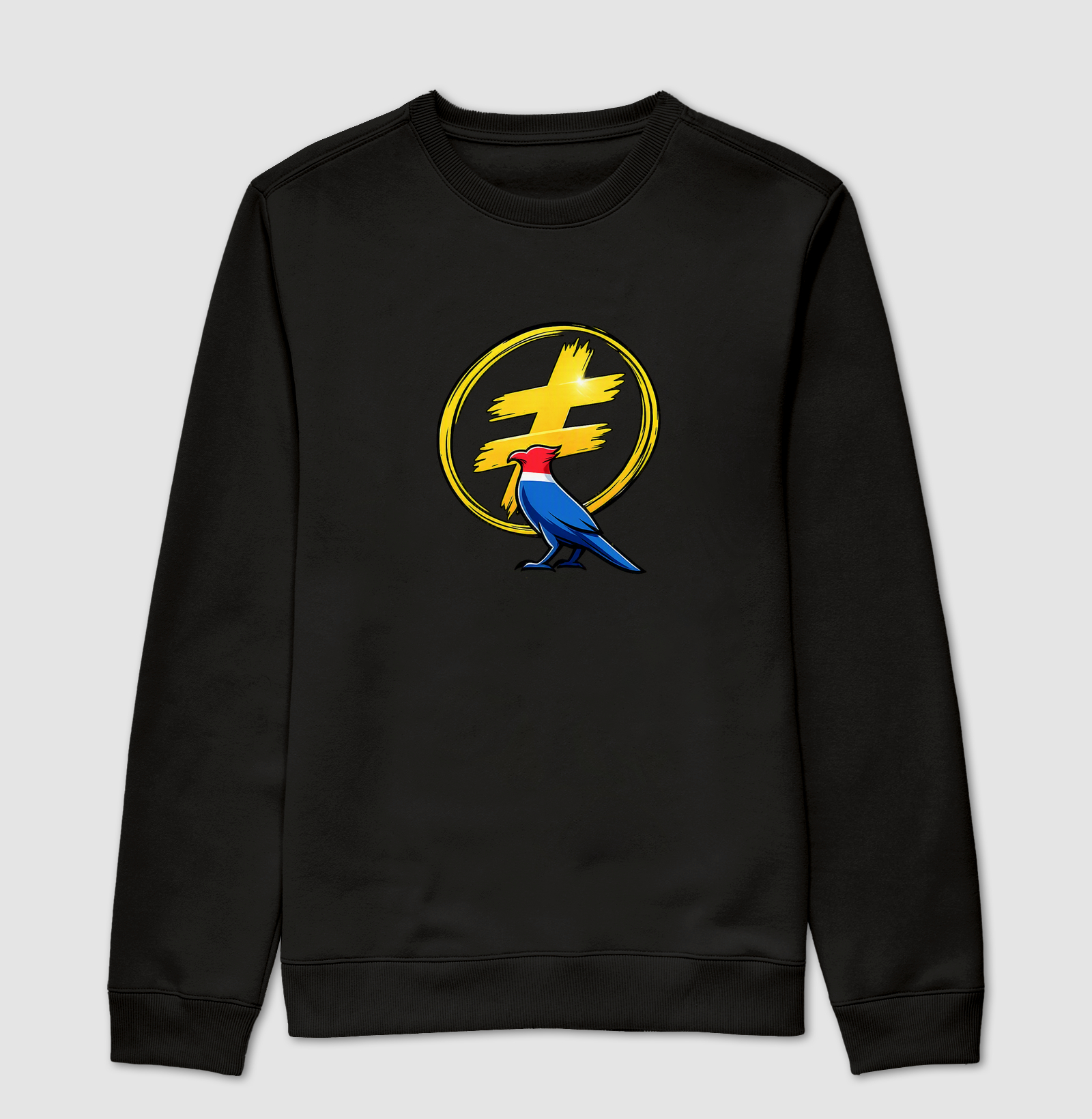 Camiseta com estampa “≠” e pássaro colorido — símbolo de diversidade e liberdade. Um manifesto de orgulho e inclusão para quem acredita na força das diferenças. - Suéter Moletom