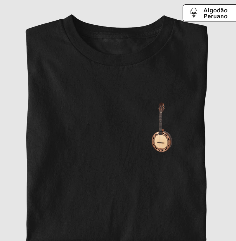 BANJO MINIMALISTA REAL - Camiseta Algodão Peruano