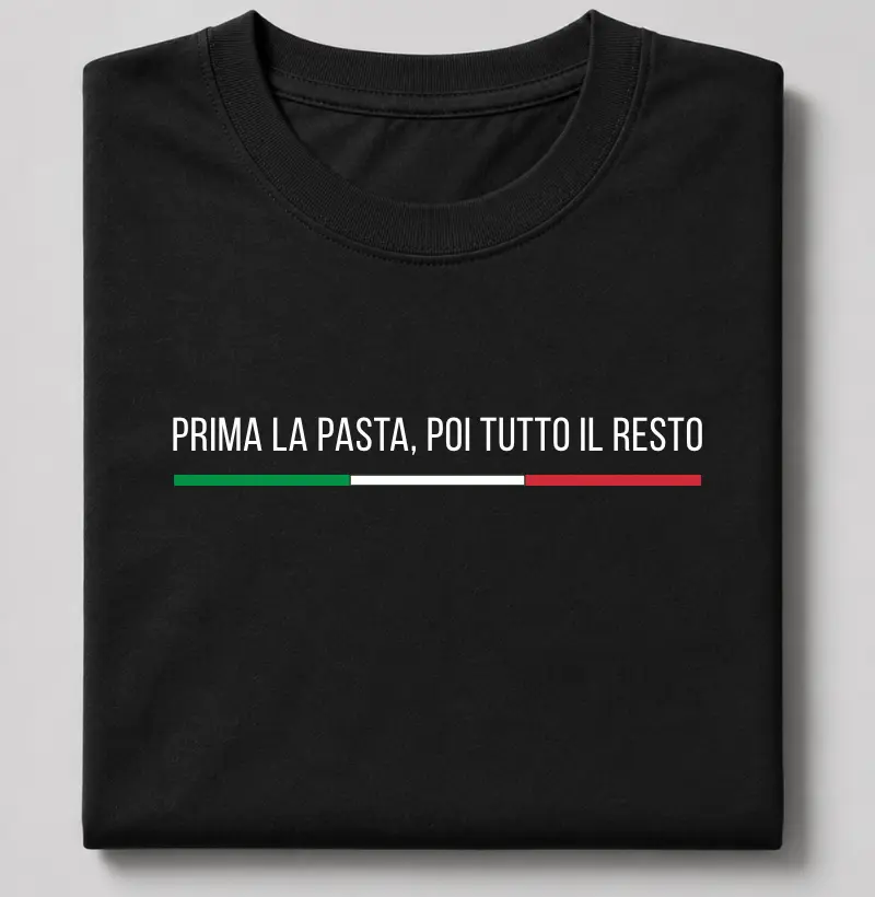 Prima la pasta, poi tutto il resto.