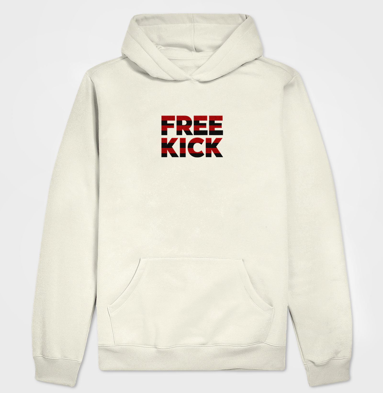 MOLETOM FREE KICK RUBRO NEGRO RJ
