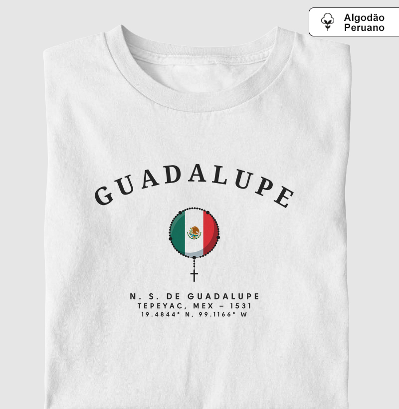 Nossa Senhora de Guadalupe México 1531 - Algodão Peruano
