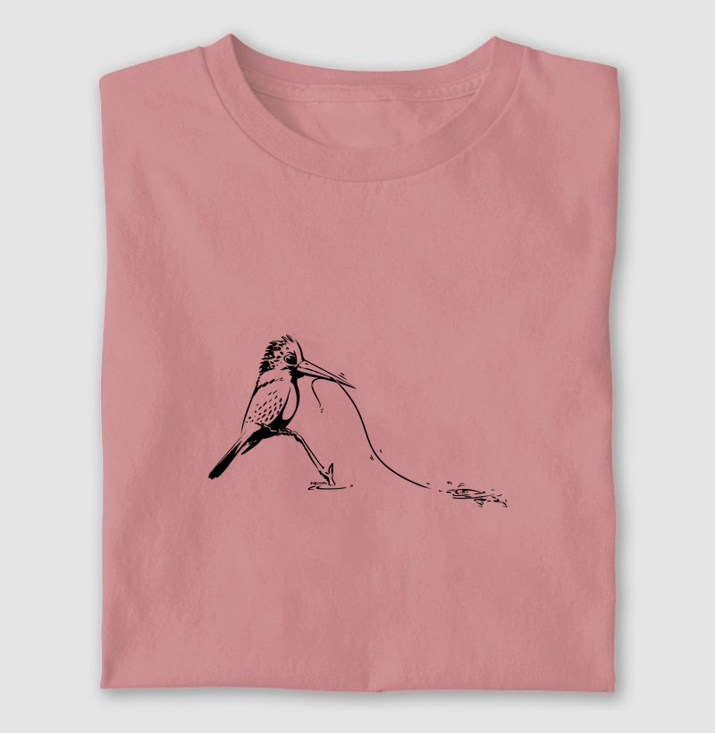 Martim pescador com artificial