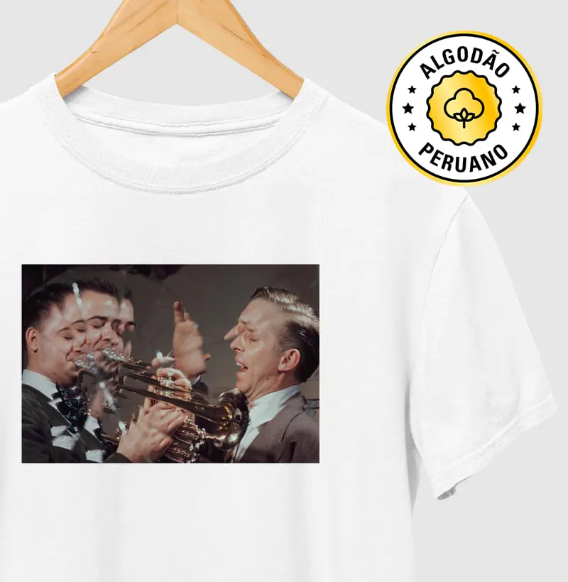 Stan Kenton e Buddy Childers, 1948 - Camiseta Algodão Peruano