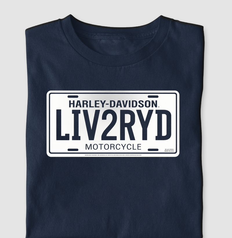 Camiseta Biker placa preta