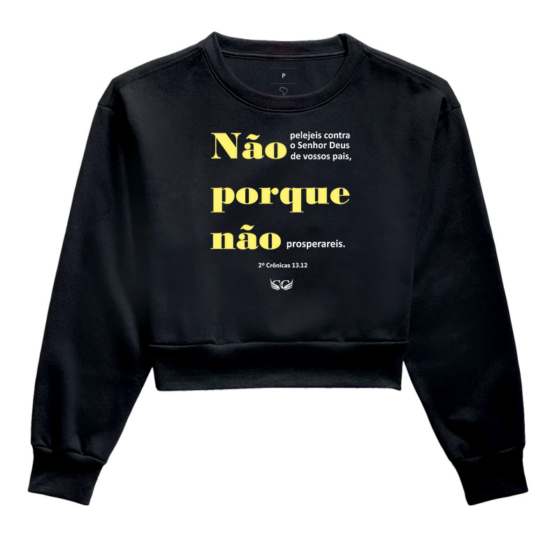 Camiseta Cristã 2ºCr13.12 Não pelejeis contra o Senhor Deus de vossos pais