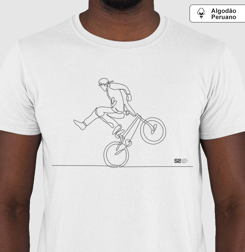 Camiseta Algodão Peruano Masc/Fem "Acrobacia"