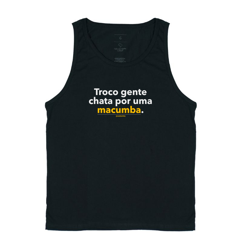 Troco gente chata por uma macumba