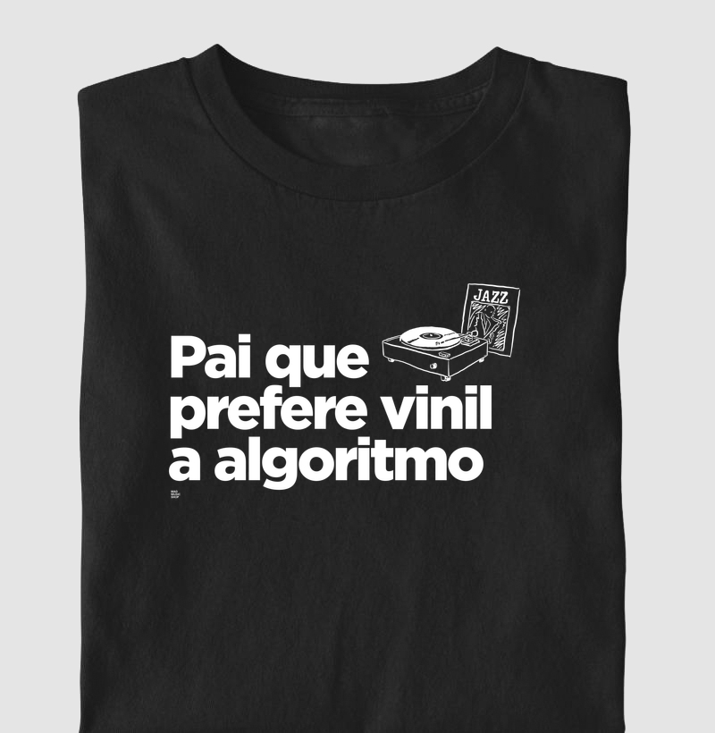 Pai que prefere vinil a algoritmo. (Jazz)
