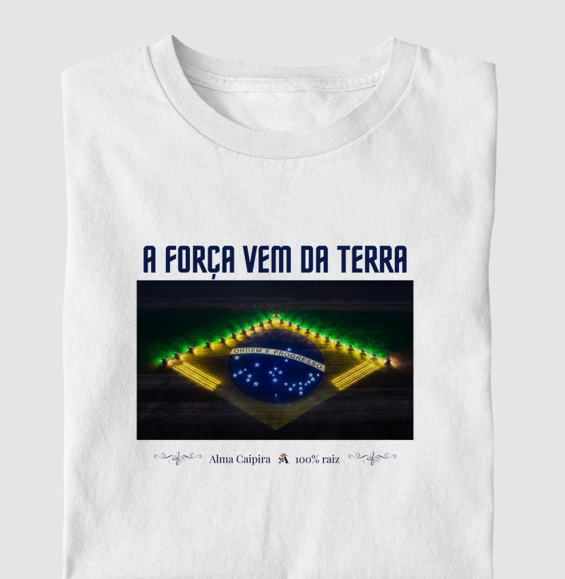A força vem da terra