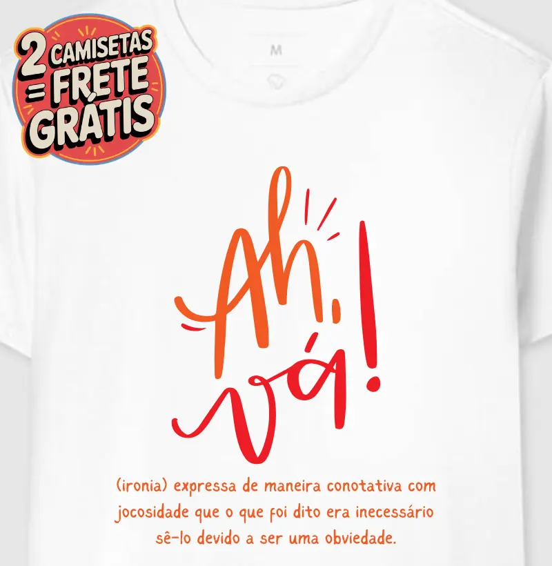 Camiseta Verbete Ah Vá