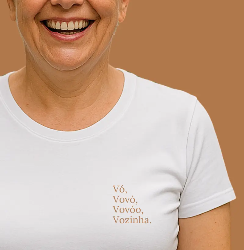 Vó, Vovó, Vovóo, Vozinha. (minimalista)