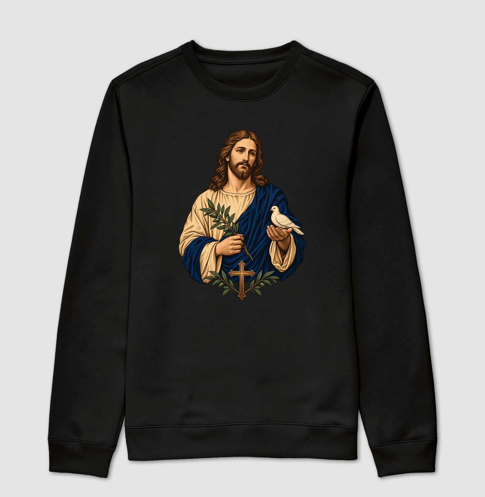 Cristo da Paz - Cristo Vivo - Suéter Moletom