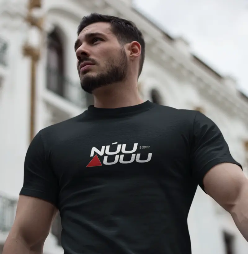 T-Shirt Masculino Preta - Núuuuu