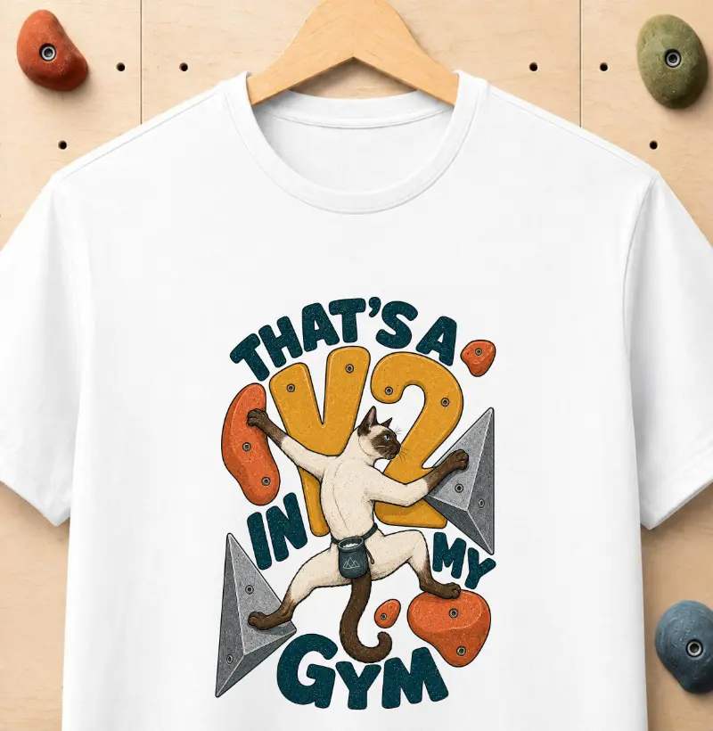 that's a V2 in my gym - algodão peruano