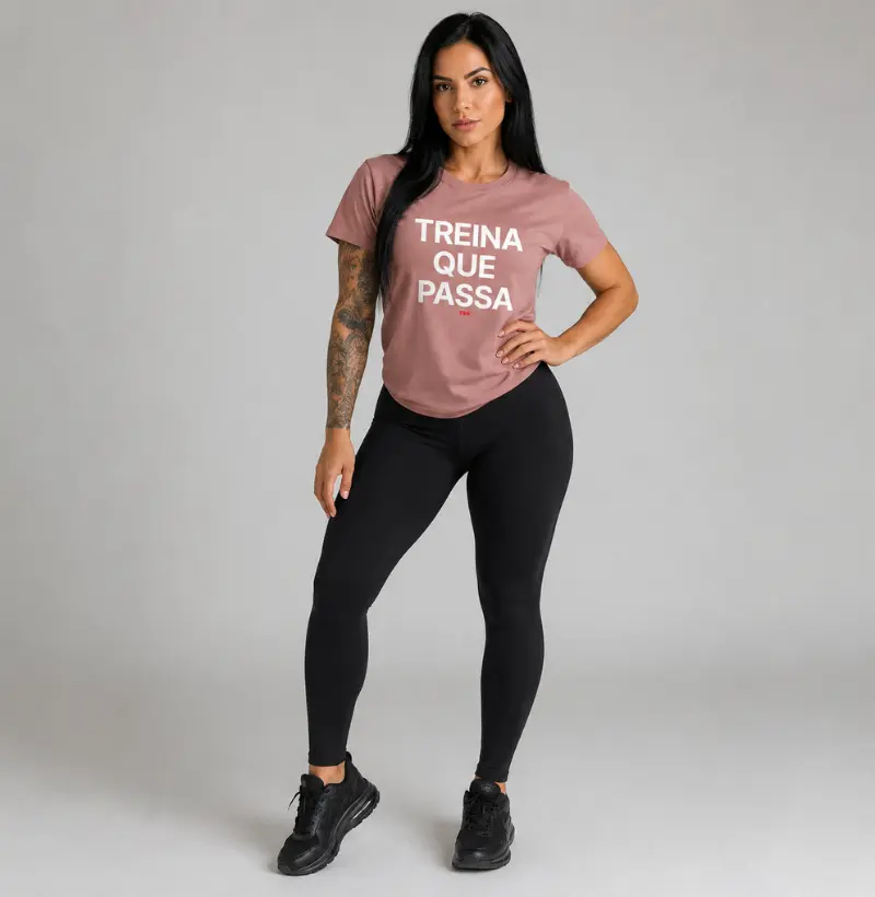 Camiseta Treina que Passa – TRN | Transforme Tudo em Treino