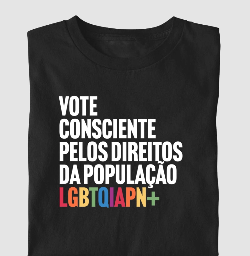 Vote consciente pelos direitos da população lgbtqiapn+
